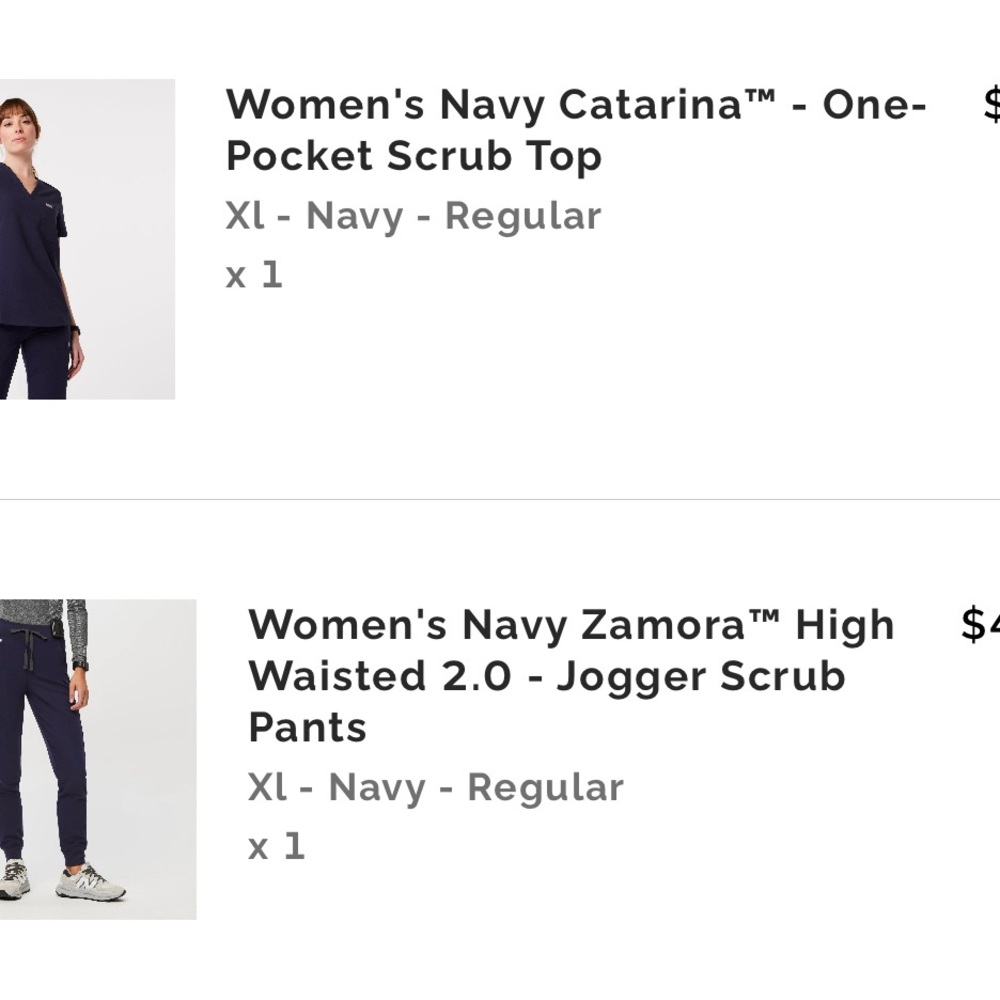 Figs Women's Navy Zamora Jogger Scrub Pants